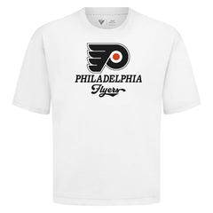 Philadelphia Flyers Levelwear Team Surge Luxe Signature Knit T-Shirt - White | NHL sale