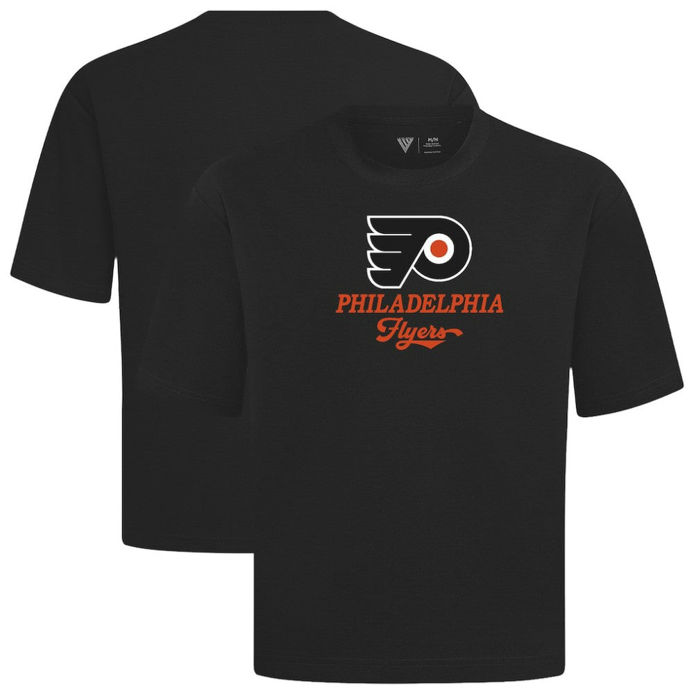 Philadelphia Flyers Levelwear Team Surge Luxe Signature Knit T-Shirt - Black | NHL near me