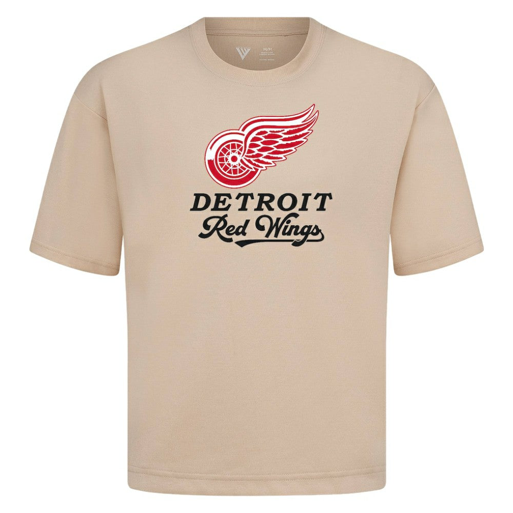 Detroit Red Wings Levelwear Team Surge Luxe Signature Knit T-Shirt - Khaki | NHL discount