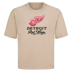 Detroit Red Wings Levelwear Team Surge Luxe Signature Knit T-Shirt - Khaki | NHL discount