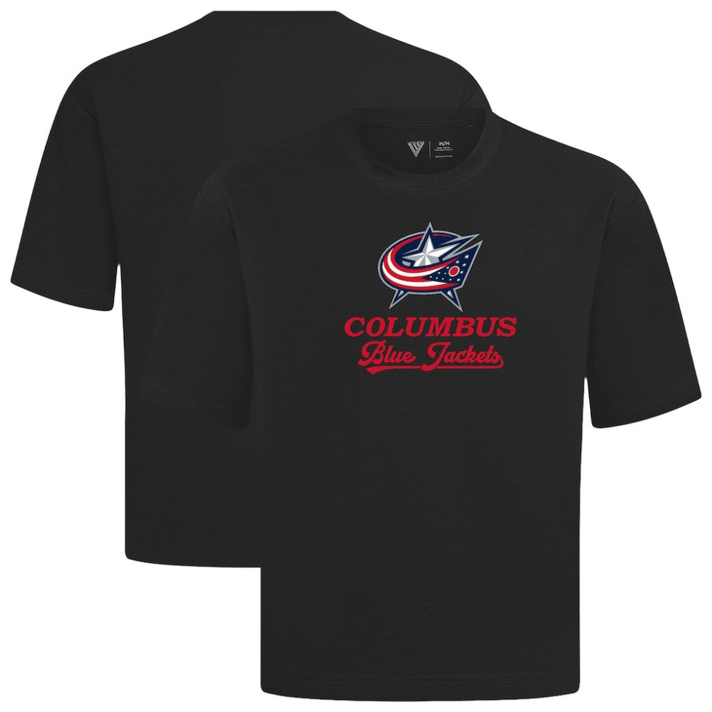 Columbus Blue Jackets Levelwear Team Surge Luxe Signature Knit T-Shirt - Black | NHL discount