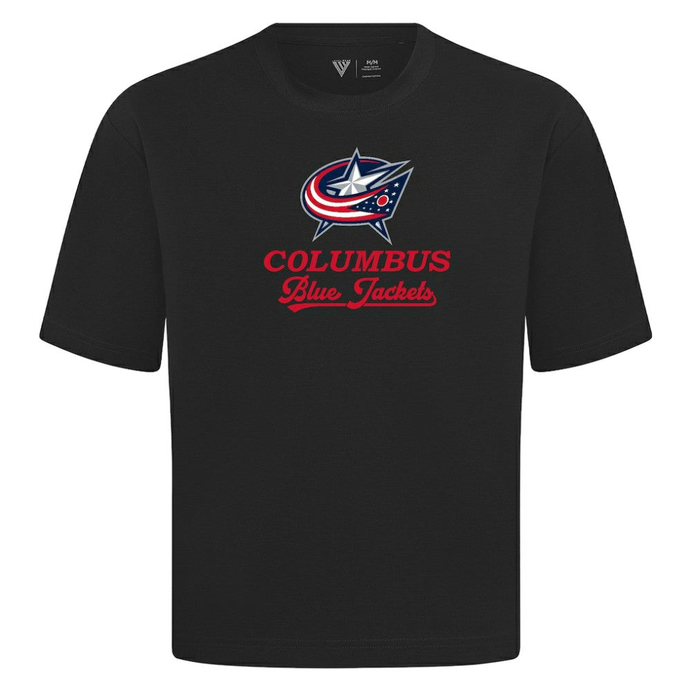 Columbus Blue Jackets Levelwear Team Surge Luxe Signature Knit T-Shirt - Black | NHL discount