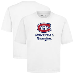 Montreal Canadiens Levelwear Team Surge Luxe Signature Knit T-Shirt - White | NHL online