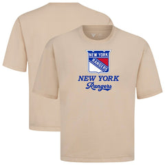 New York Rangers Levelwear Team Surge Luxe Signature Knit T-Shirt - Khaki | NHL near me