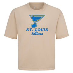 St. Louis Blues Levelwear Team Surge Luxe Signature Knit T-Shirt - Khaki | NHL discount