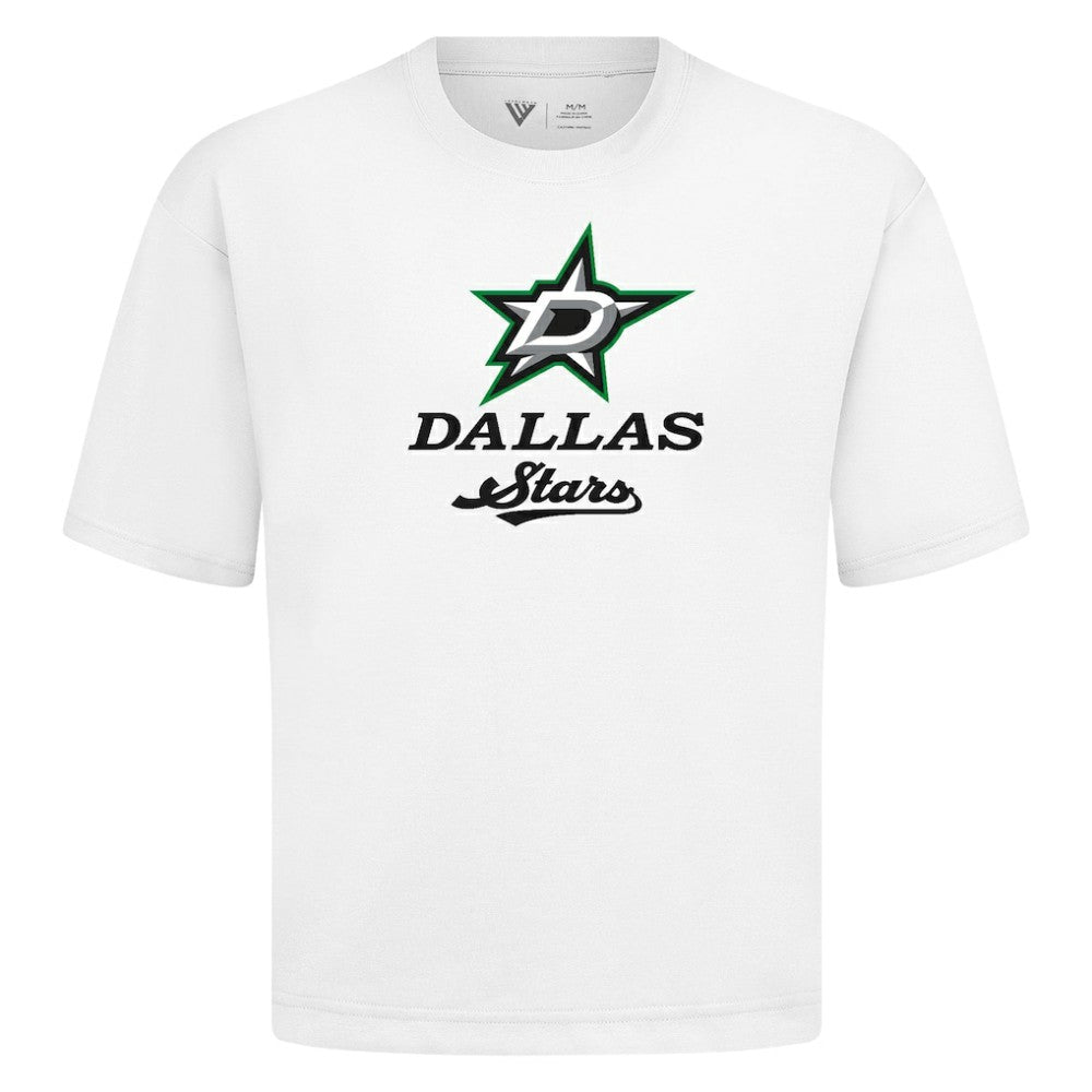 Dallas Stars Levelwear Team Surge Luxe Signature Knit T-Shirt - White | NHL on sale