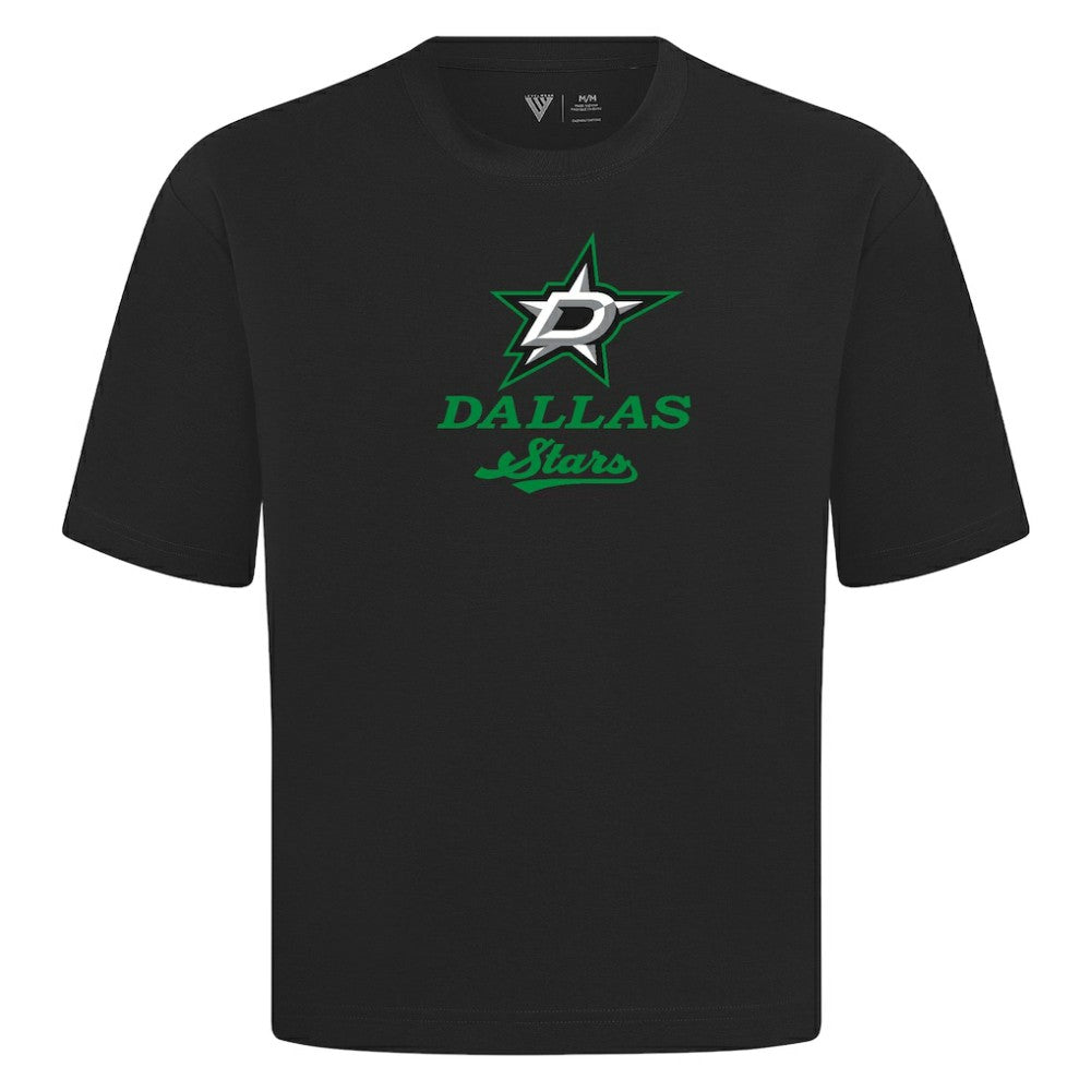 Dallas Stars Levelwear Team Surge Luxe Signature Knit T-Shirt - Black | NHL on sale