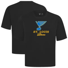 St. Louis Blues Levelwear Team Surge Luxe Signature Knit T-Shirt - Black | NHL on sale