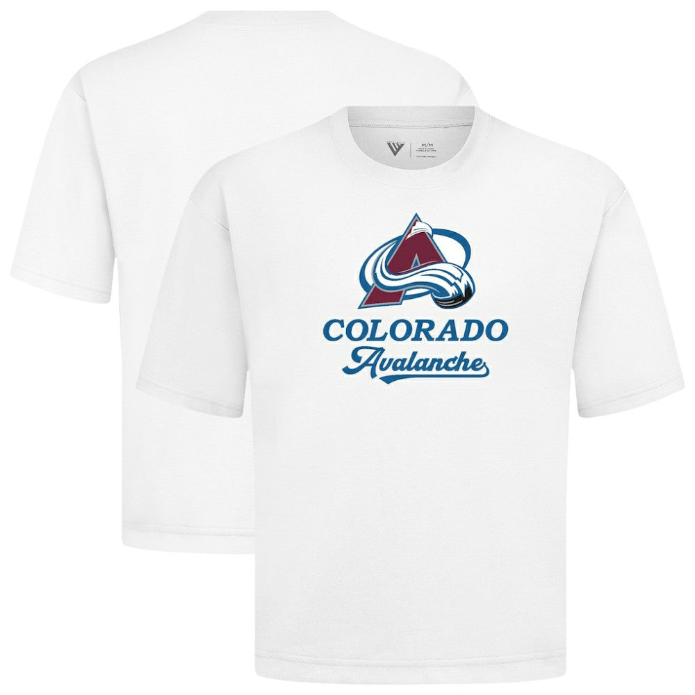 Colorado Avalanche Levelwear Team Surge Luxe Signature Knit T-Shirt - White | NHL discount