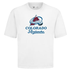Colorado Avalanche Levelwear Team Surge Luxe Signature Knit T-Shirt - White | NHL discount