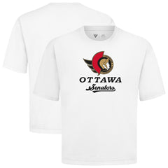 Ottawa Senators Levelwear Team Surge Luxe Signature Knit T-Shirt - White | NHL discount