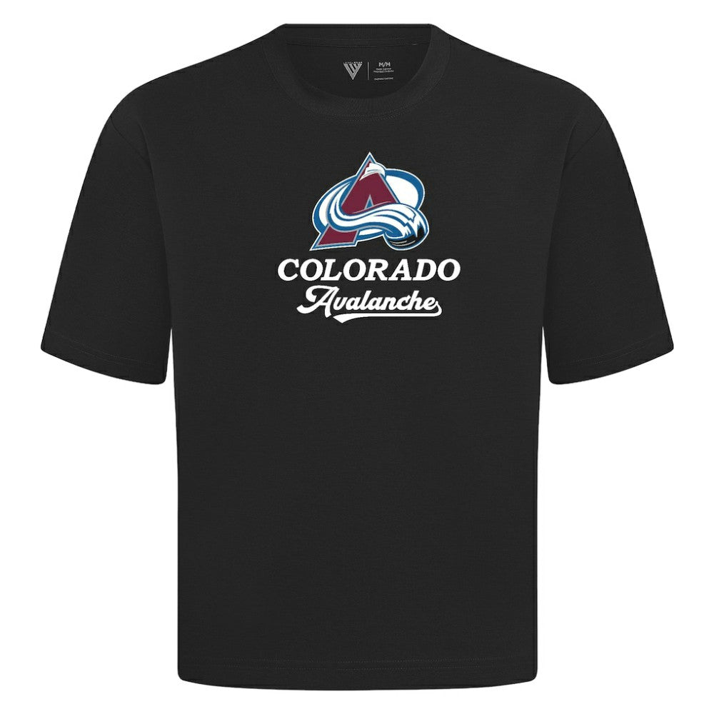 Colorado Avalanche Levelwear Team Surge Luxe Signature Knit T-Shirt - Black | NHL discount