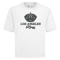 Los Angeles Kings Levelwear Team Surge Luxe Signature Knit T-Shirt - White | NHL Clearance