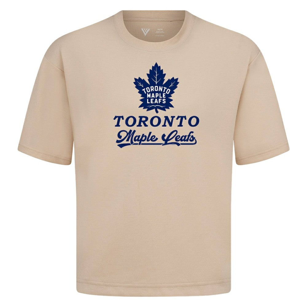 Toronto Maple Leafs Levelwear Team Surge Luxe Signature Knit T-Shirt - Khaki | NHL sale