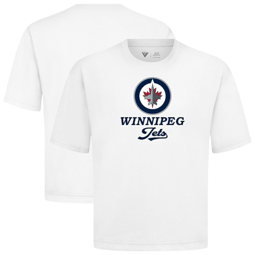Winnipeg Jets Levelwear Team Surge Luxe Signature Knit T-Shirt - White | NHL on sale