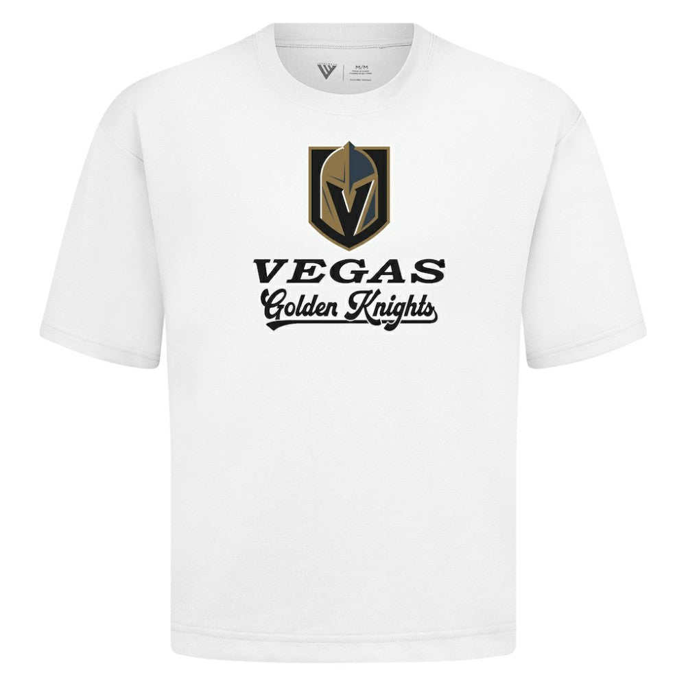 Vegas Golden Knights Levelwear Team Surge Luxe Signature Knit T-Shirt - White | NHL sale