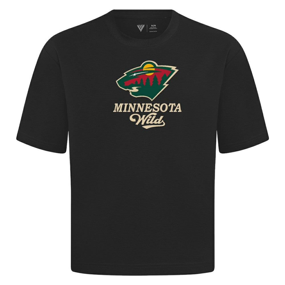 Minnesota Wild Levelwear Team Surge Luxe Signature Knit T-Shirt - Black | NHL discount