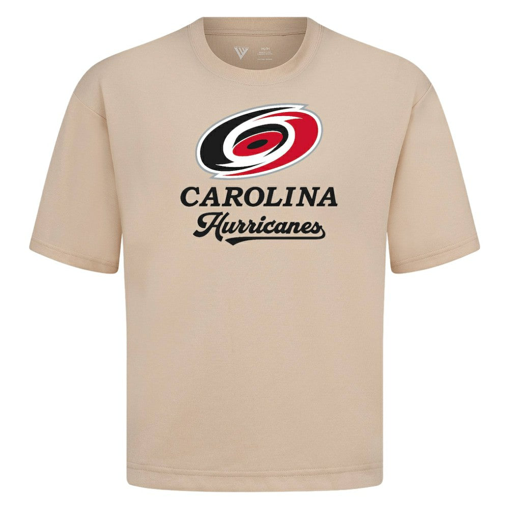 Carolina Hurricanes Levelwear Team Surge Luxe Signature Knit T-Shirt - Khaki | NHL near me
