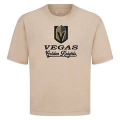 Vegas Golden Knights Levelwear Team Surge Luxe Signature Knit T-Shirt - Khaki | NHL sale