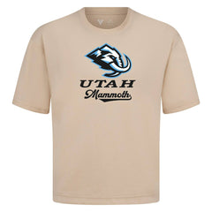 Utah Mammoth Levelwear Team Surge Luxe Signature Knit T-Shirt - Khaki | NHL discount