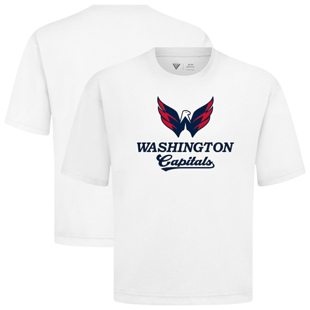 Washington Capitals Levelwear Team Surge Luxe Signature Knit T-Shirt - White | NHL online