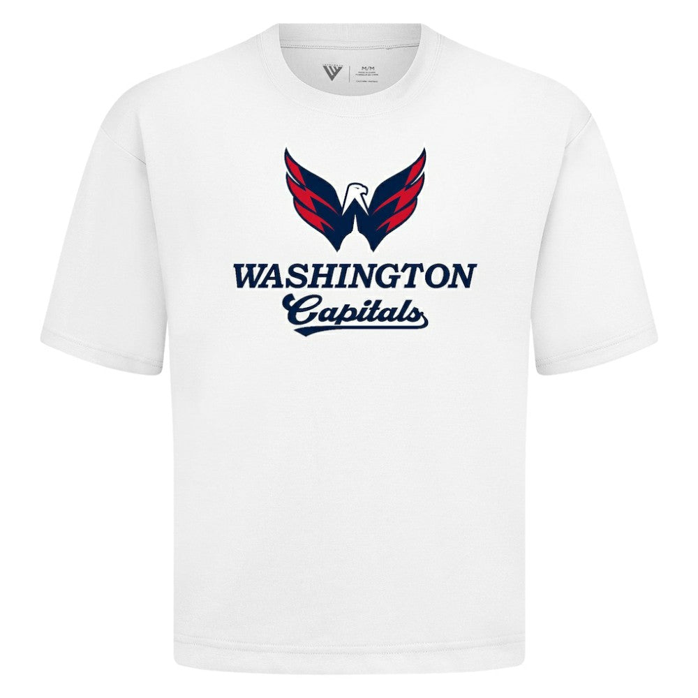 Washington Capitals Levelwear Team Surge Luxe Signature Knit T-Shirt - White | NHL online