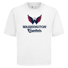 Washington Capitals Levelwear Team Surge Luxe Signature Knit T-Shirt - White | NHL online
