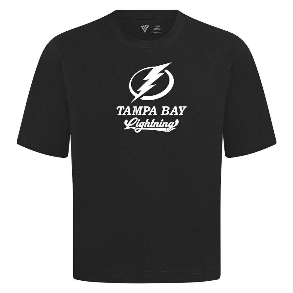 Tampa Bay Lightning Levelwear Team Surge Luxe Signature Knit T-Shirt - Black | NHL online