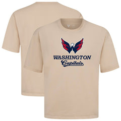 Washington Capitals Levelwear Team Surge Luxe Signature Knit T-Shirt - Khaki | NHL discount