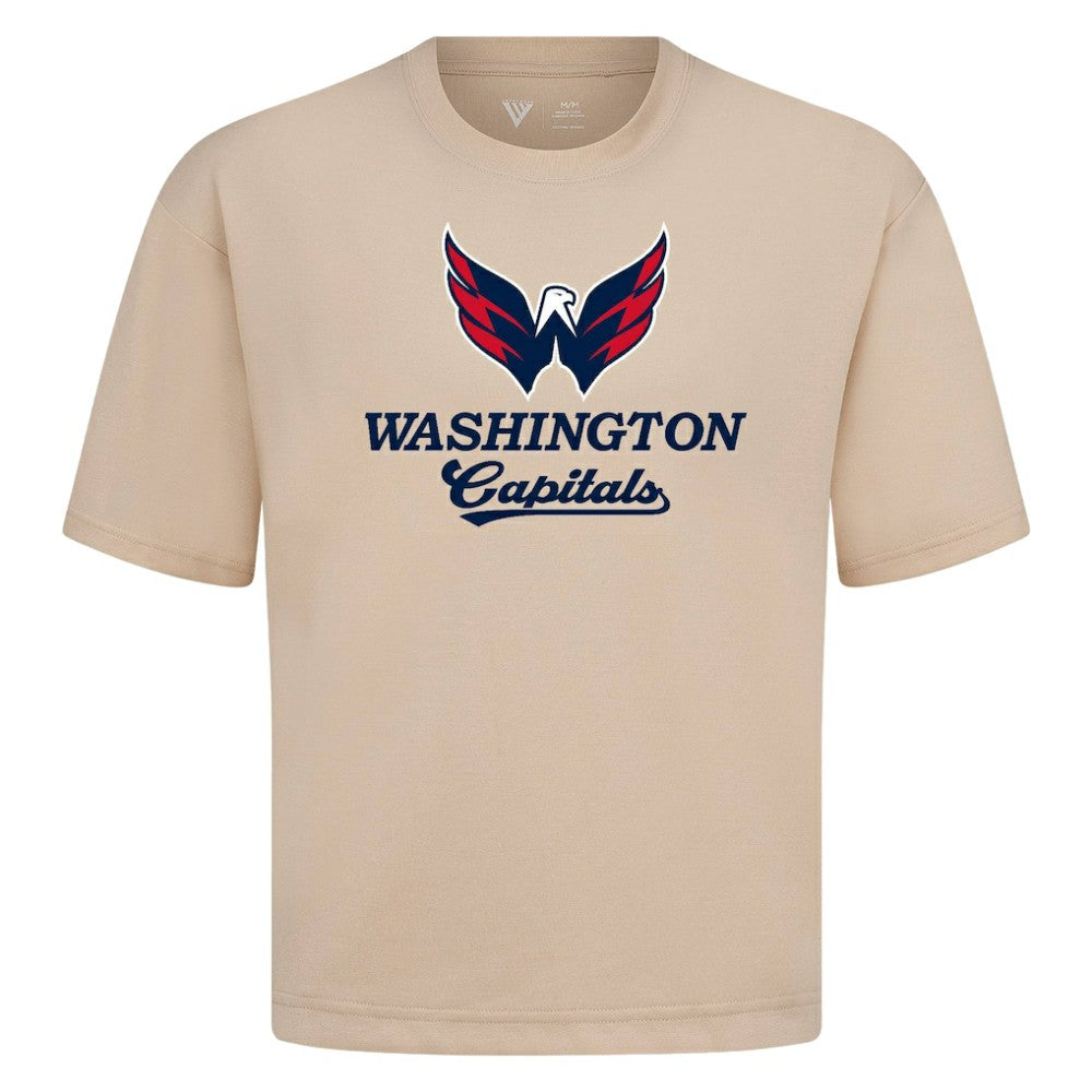 Washington Capitals Levelwear Team Surge Luxe Signature Knit T-Shirt - Khaki | NHL discount