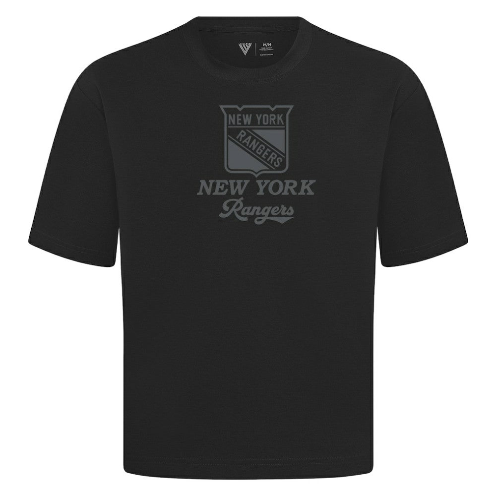 New York Rangers Levelwear Shadow Surge Luxe Signature Knit T-Shirt - Black | NHL discount