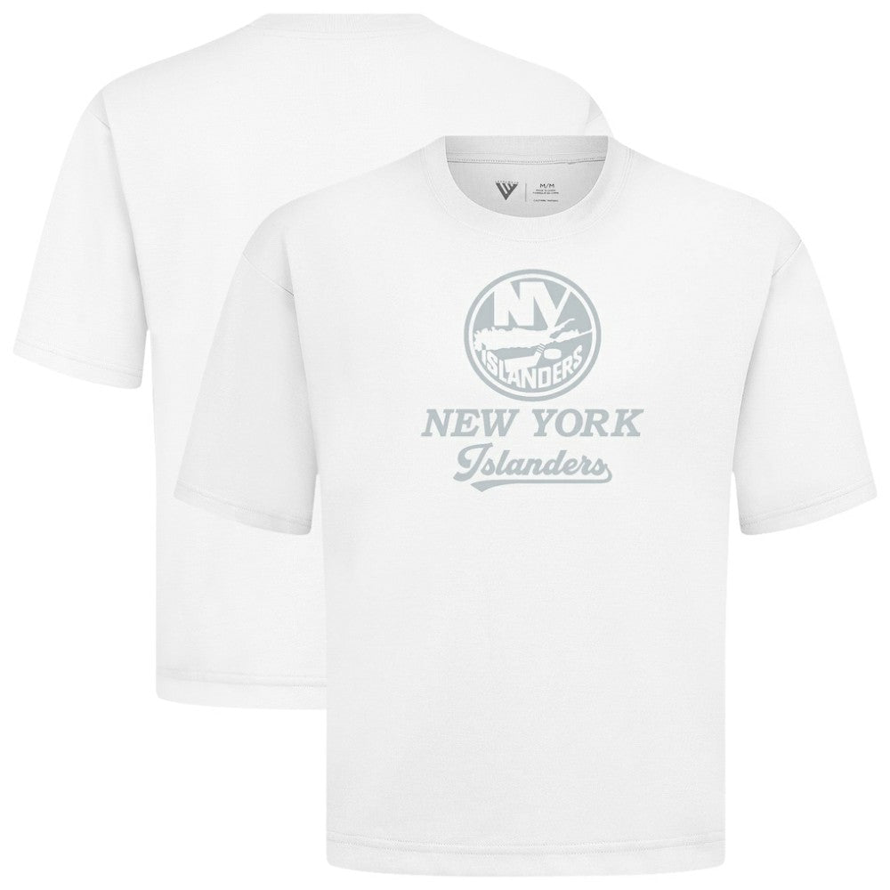 New York Islanders Levelwear Shadow Surge Luxe Signature Knit T-Shirt - White | NHL discount