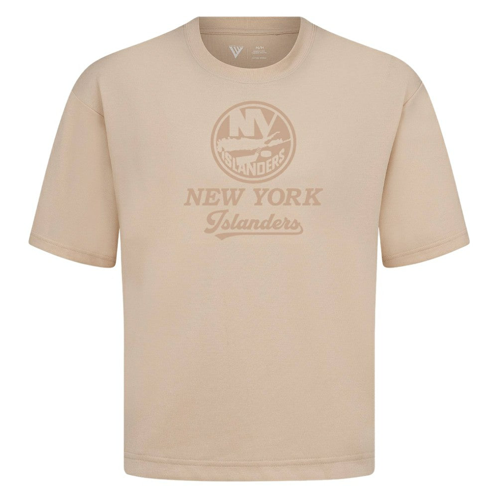 New York Islanders Levelwear Shadow Surge Luxe Signature Knit T-Shirt - Khaki | NHL on sale