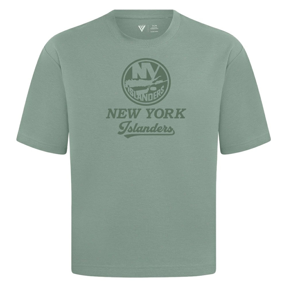 New York Islanders Levelwear Shadow Surge Luxe Signature Knit T-Shirt - Green | NHL sale