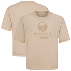 Buffalo Sabres Levelwear Shadow Surge Luxe Signature Knit T-Shirt - Khaki | NHL Lifestyle