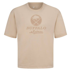 Buffalo Sabres Levelwear Shadow Surge Luxe Signature Knit T-Shirt - Khaki | NHL Lifestyle