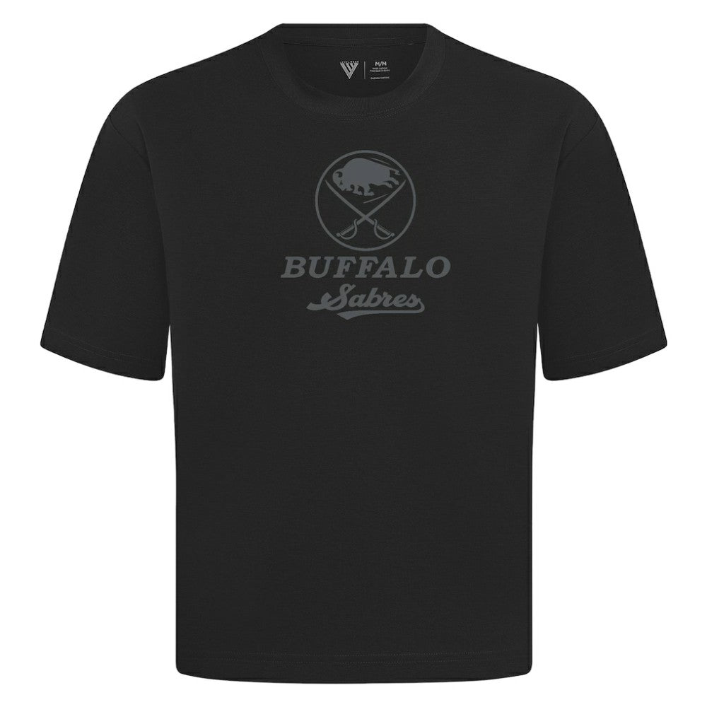 Buffalo Sabres Levelwear Shadow Surge Luxe Signature Knit T-Shirt - Black | NHL sale