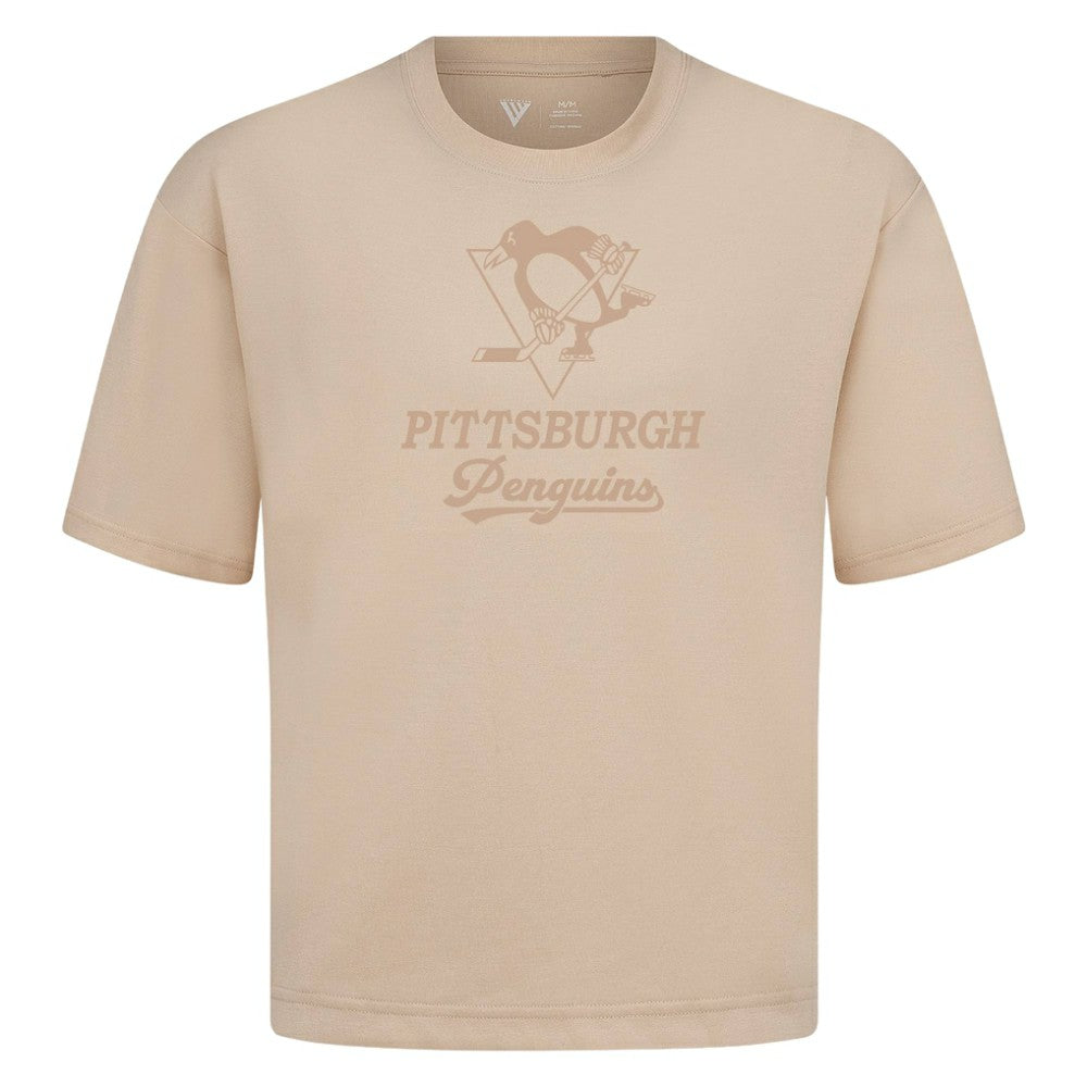 Pittsburgh Penguins Levelwear Shadow Surge Luxe Signature Knit T-Shirt - Khaki | NHL discount