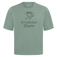Pittsburgh Penguins Levelwear Shadow Surge Luxe Signature Knit T-Shirt - Green | NHL Lifestyle