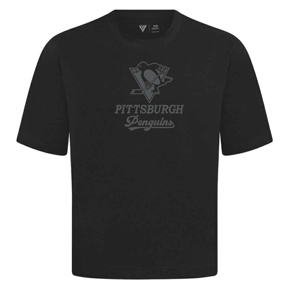 Pittsburgh Penguins Levelwear Shadow Surge Luxe Signature Knit T-Shirt - Black | NHL discount