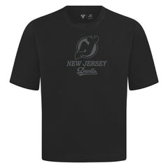 New Jersey Devils Levelwear Shadow Surge Luxe Signature Knit T-Shirt - Black | NHL sale