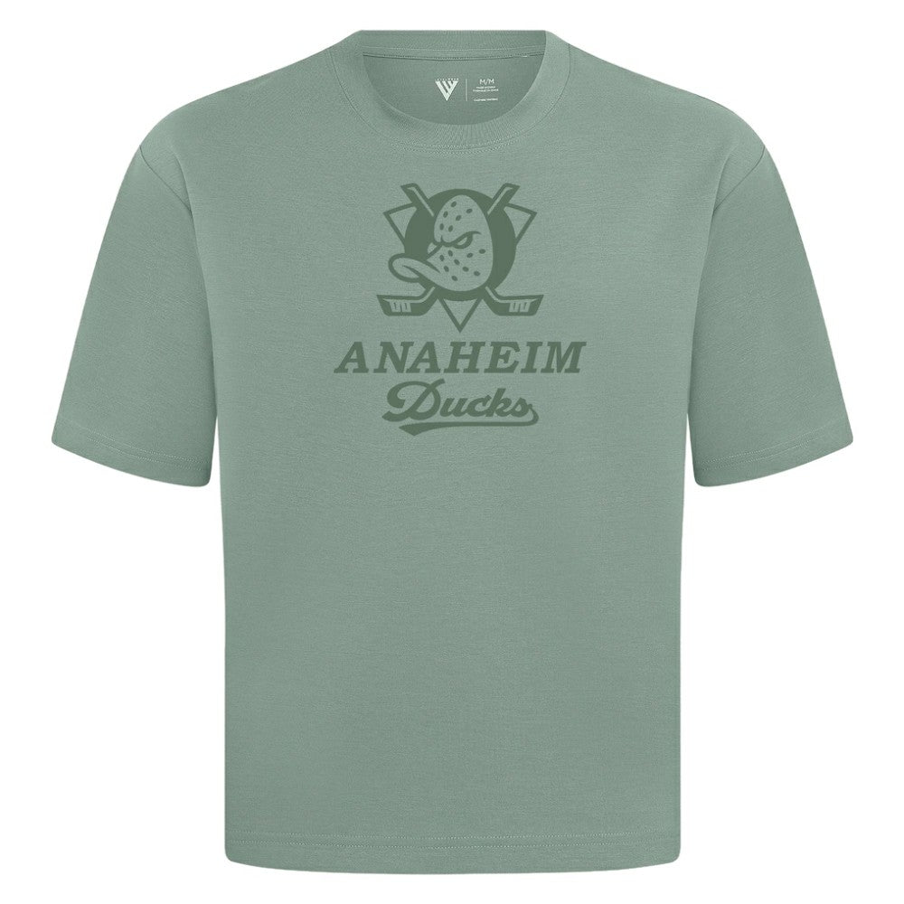 Anaheim Ducks Levelwear Shadow Surge Luxe Signature Knit T-Shirt - Green | NHL discount