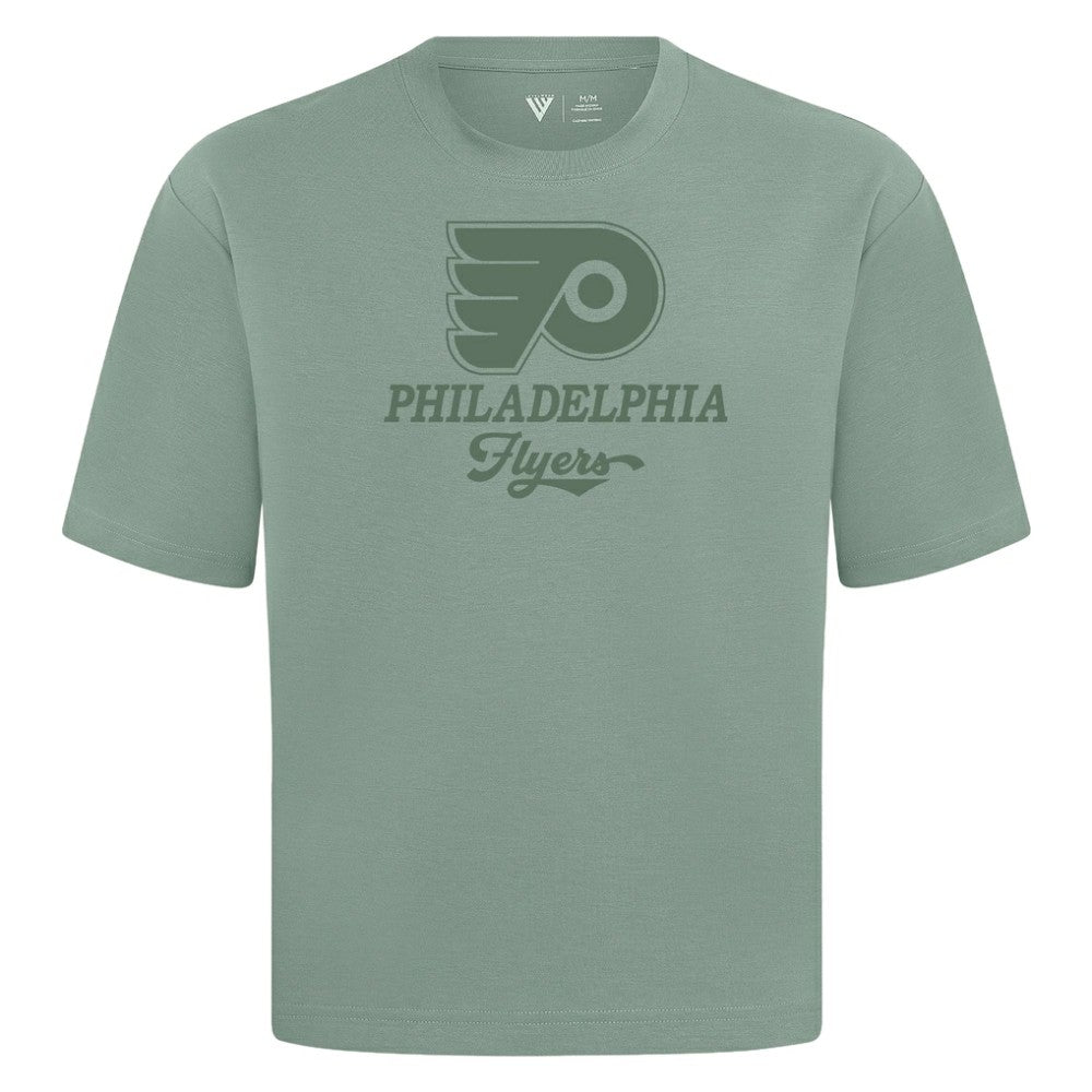 Philadelphia Flyers Levelwear Shadow Surge Luxe Signature Knit T-Shirt - Green | NHL discount