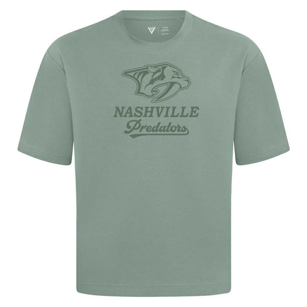 Nashville Predators Levelwear Shadow Surge Luxe Signature Knit T-Shirt - Green | NHL discount