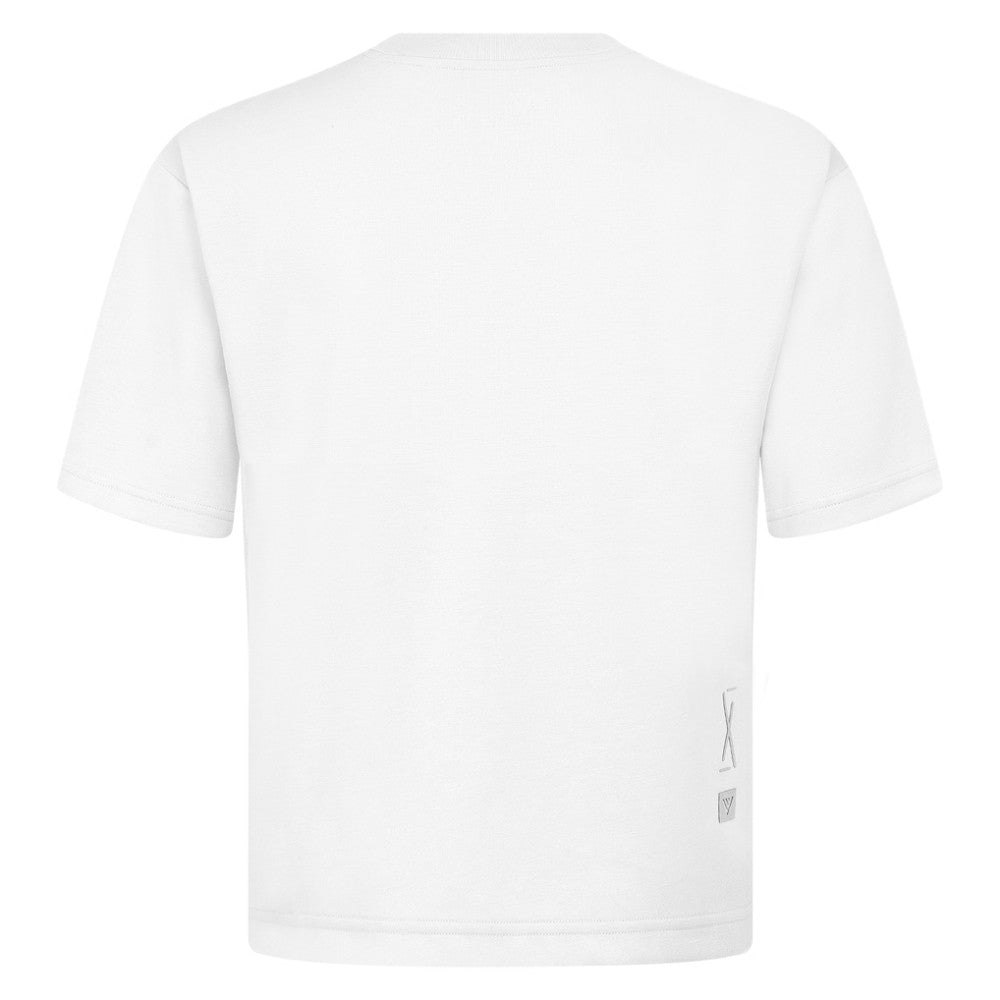 St. Louis Blues Levelwear Shadow Surge Luxe Signature Knit T-Shirt - White | NHL Lifestyle