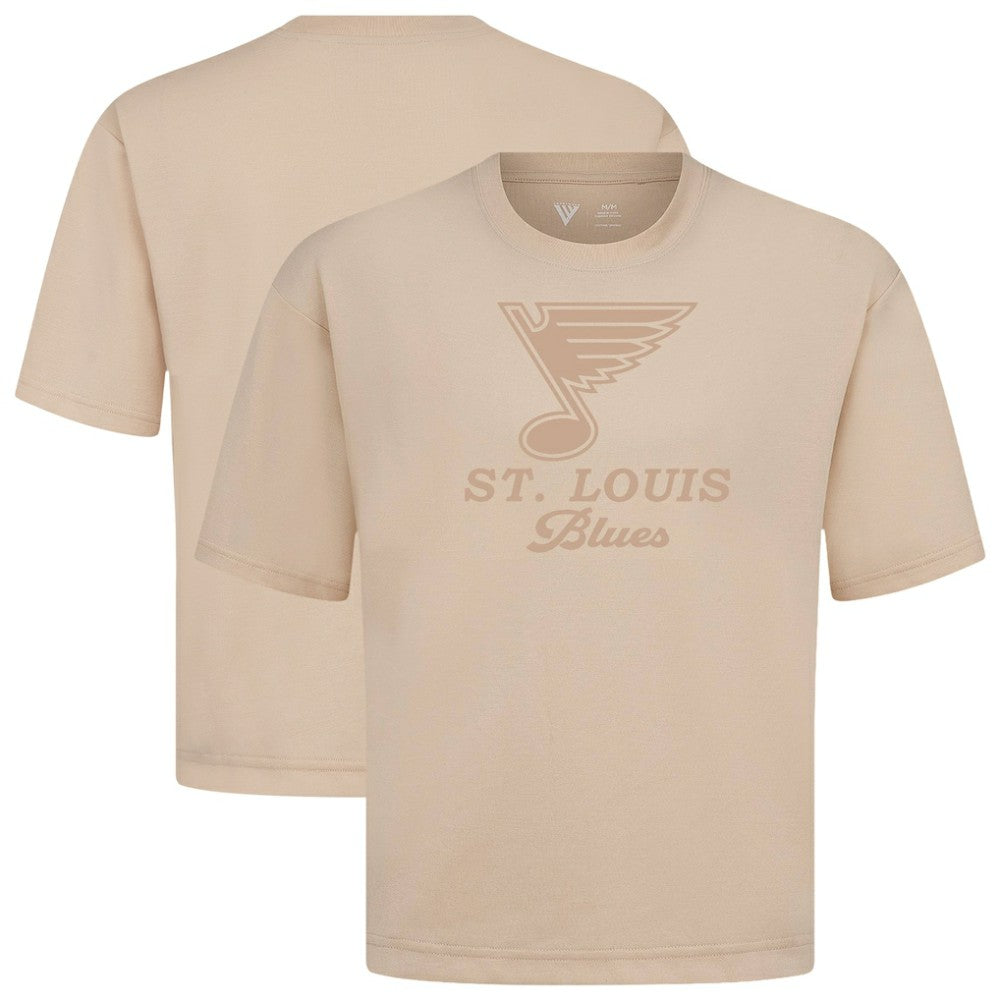 St. Louis Blues Levelwear Shadow Surge Luxe Signature Knit T-Shirt - Khaki | NHL near me
