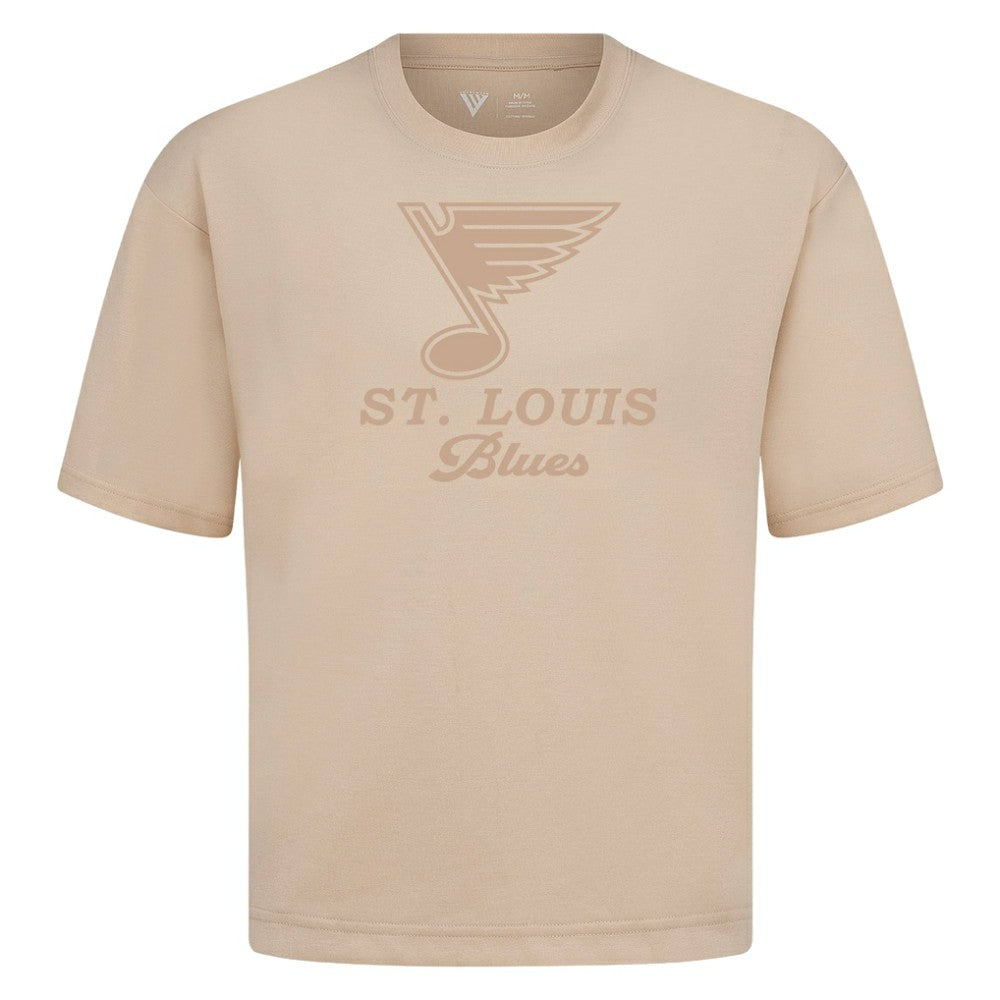 St. Louis Blues Levelwear Shadow Surge Luxe Signature Knit T-Shirt - Khaki | NHL near me