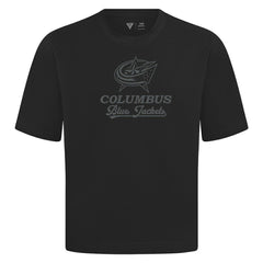 Columbus Blue Jackets Levelwear Shadow Surge Luxe Signature Knit T-Shirt - Black | NHL sale