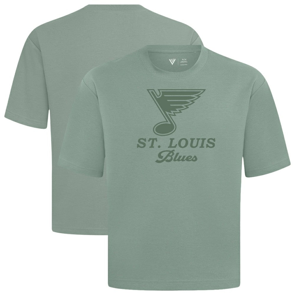 St. Louis Blues Levelwear Shadow Surge Luxe Signature Knit T-Shirt - Green | NHL discount