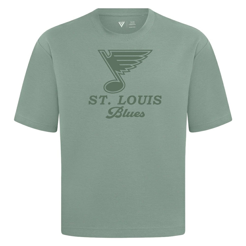 St. Louis Blues Levelwear Shadow Surge Luxe Signature Knit T-Shirt - Green | NHL discount